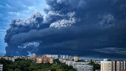 Рязанський НПЗ у вогні: фото наслідків нічного нальоту дронів - 285x160