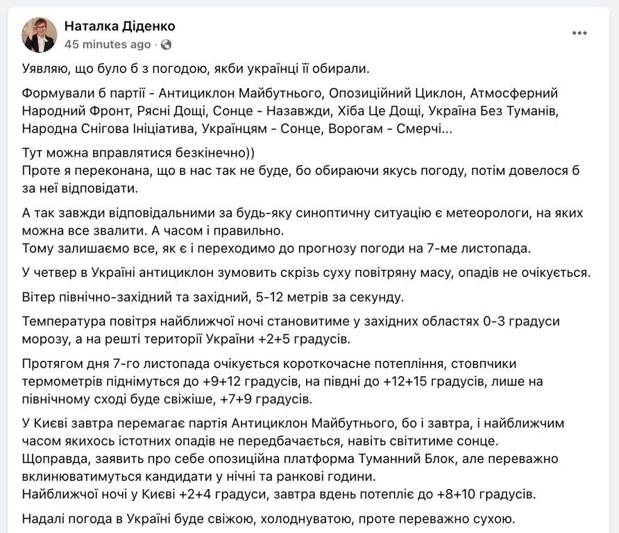 Погода Діденко