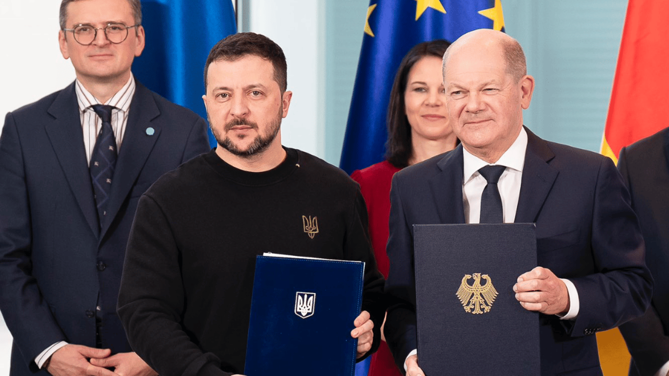 Зеленский и Шольц подписали соглашение о безопасности 16 февраля
