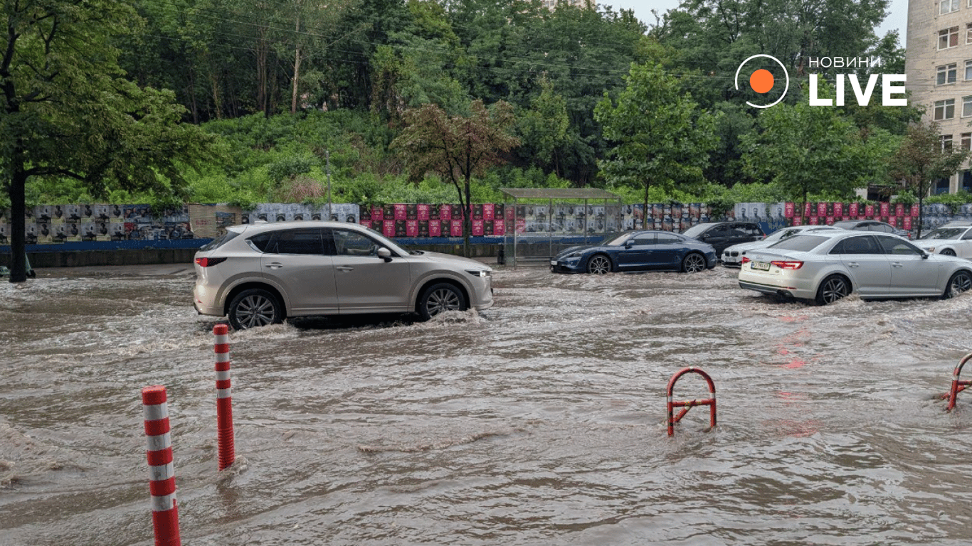 Злива в Києві 6 серпня