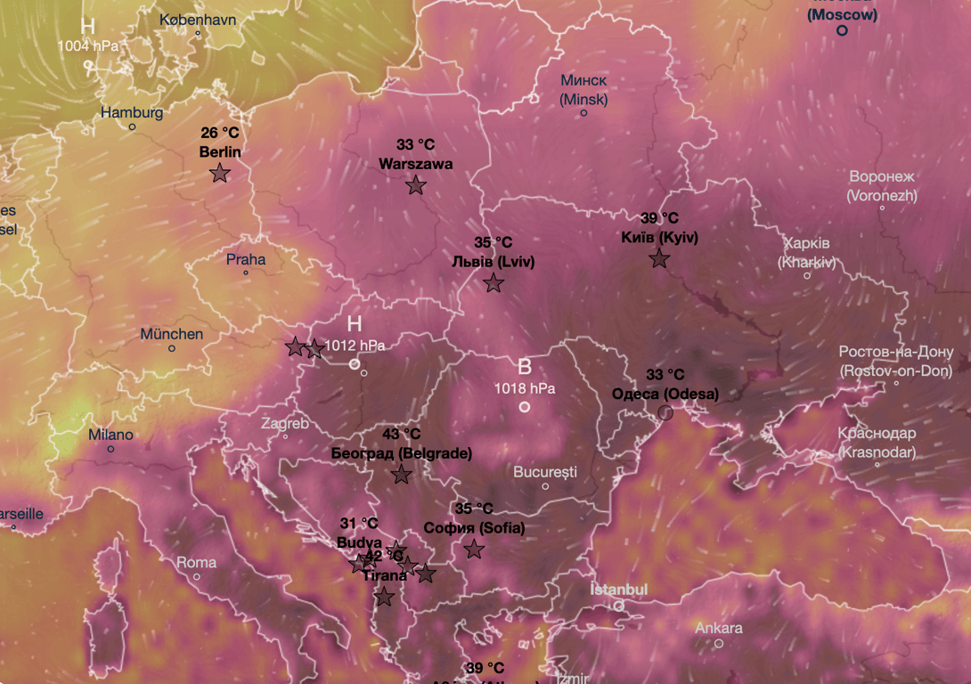 Погода в Україні 8 липня