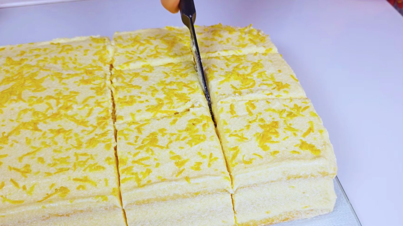 смачний лимонний торт рецепт