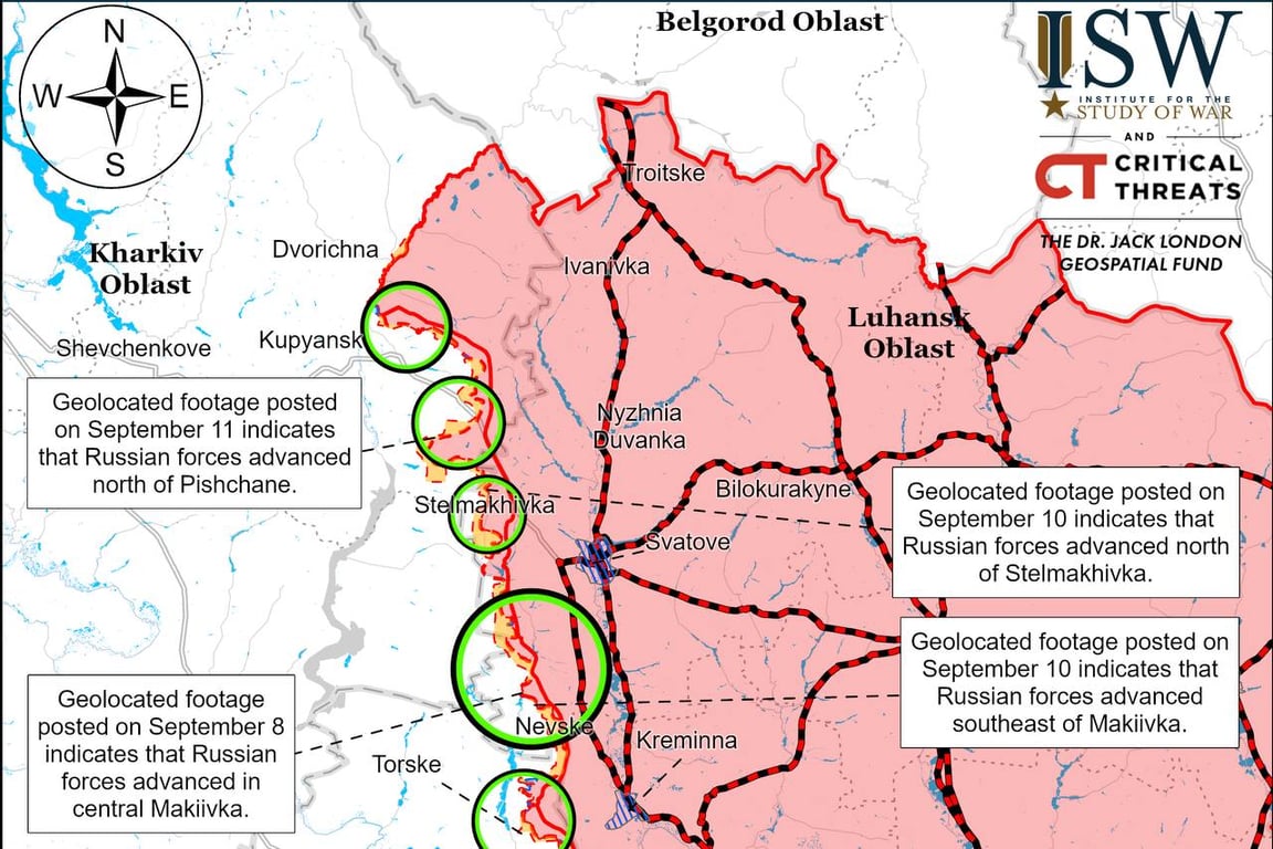 россияне продвигаются у Купянска