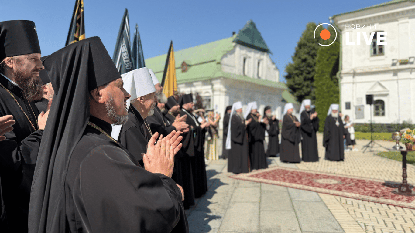 Урочистості на території Києво-Печерської лаври 14 липня
