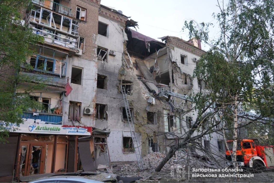 Атака Росії на Запоріжжя 19 липня