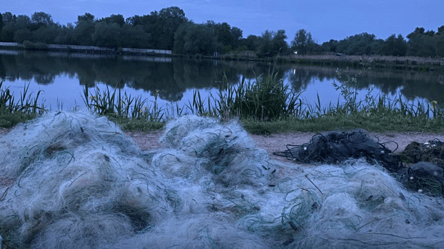 Рыбинспекторы в Одесской области изъяли 4 км сеток из водоемов - 285x160