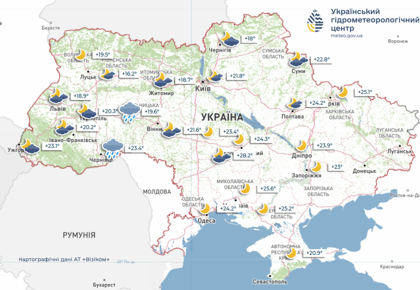 Погода на тиждень