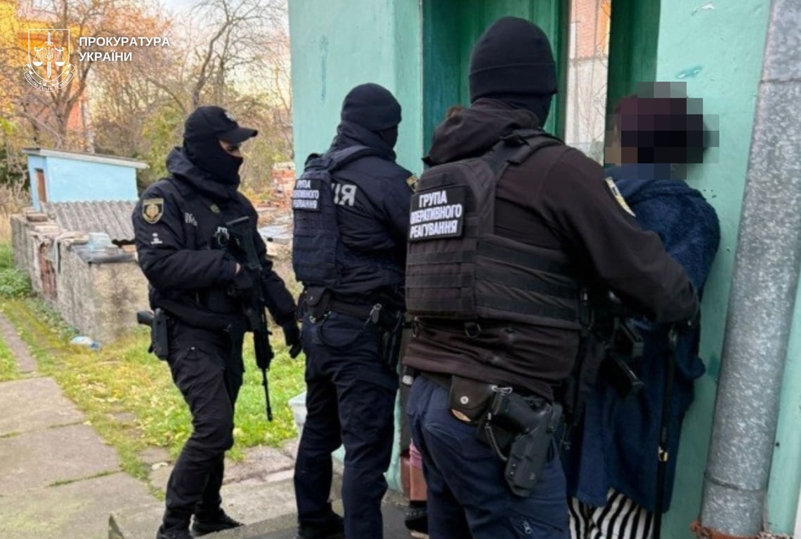 Затримання жінки у Львові