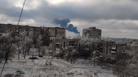 В Донецке бушует масштабный пожар — говорят о прилете - 285x160