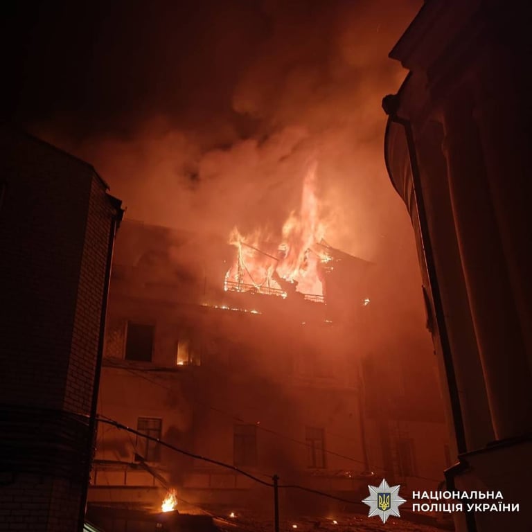 Пожежа в Харкові 3 квітня