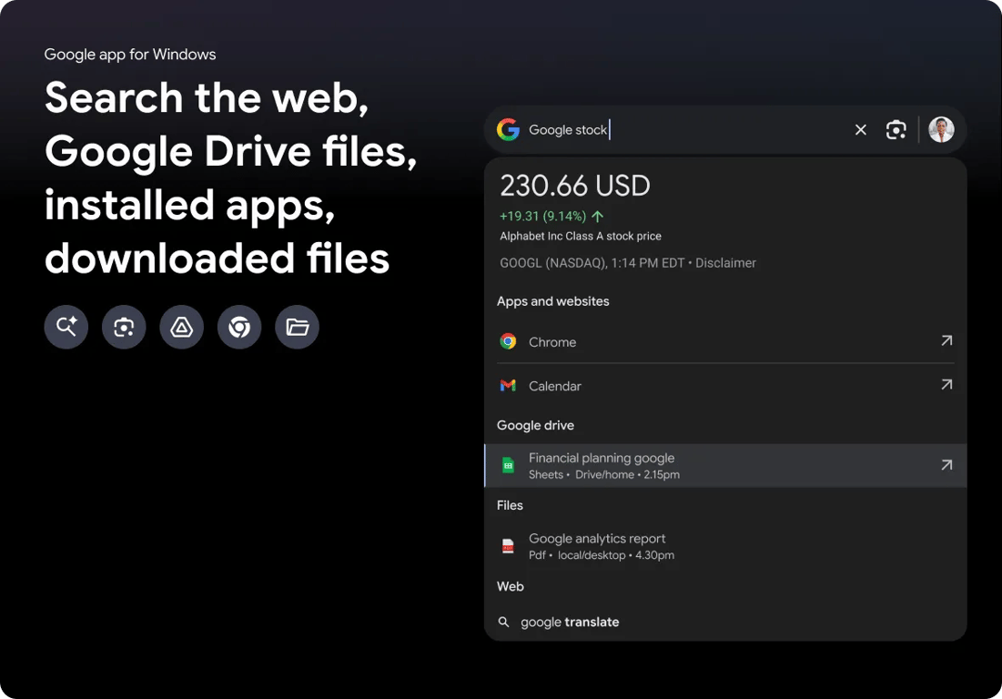 Google Testing New Windows App to Replace 5 Services