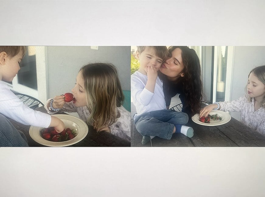 Кацуріна насолоджується часом з дітьми