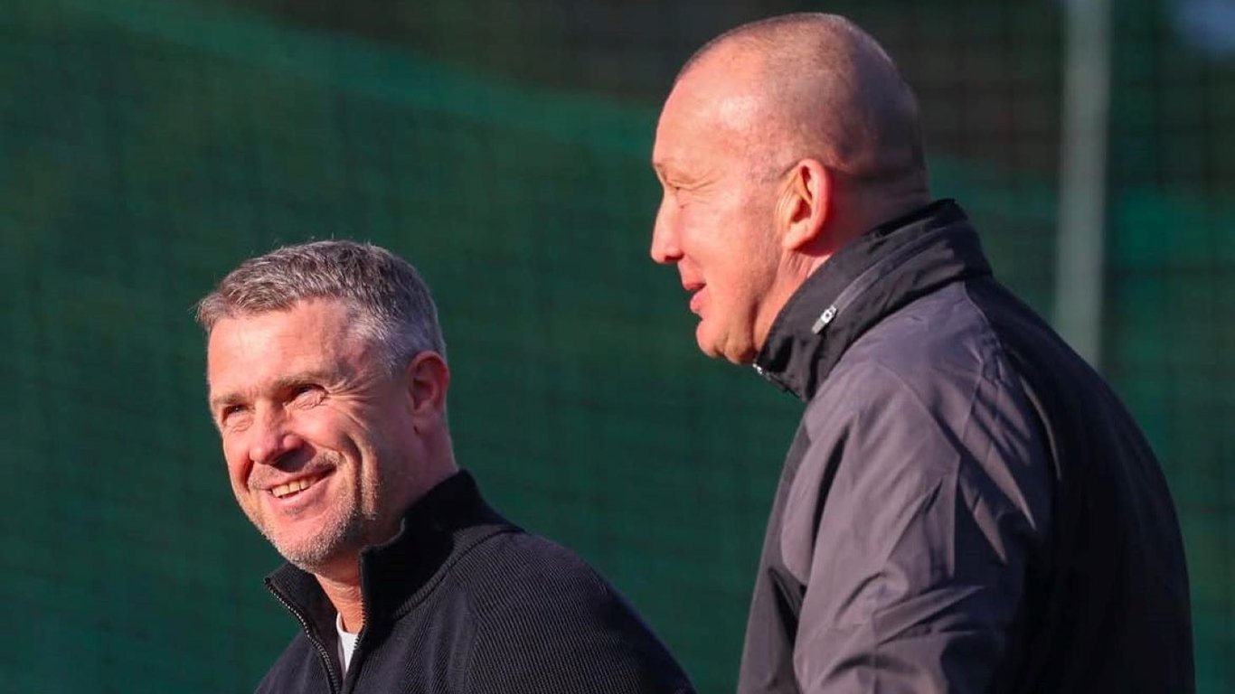 Сергей Ребров и Роман Григорчук