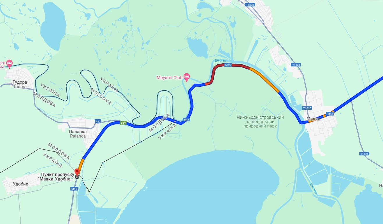 Затори на Паланку у п'ятницю,  21 червня