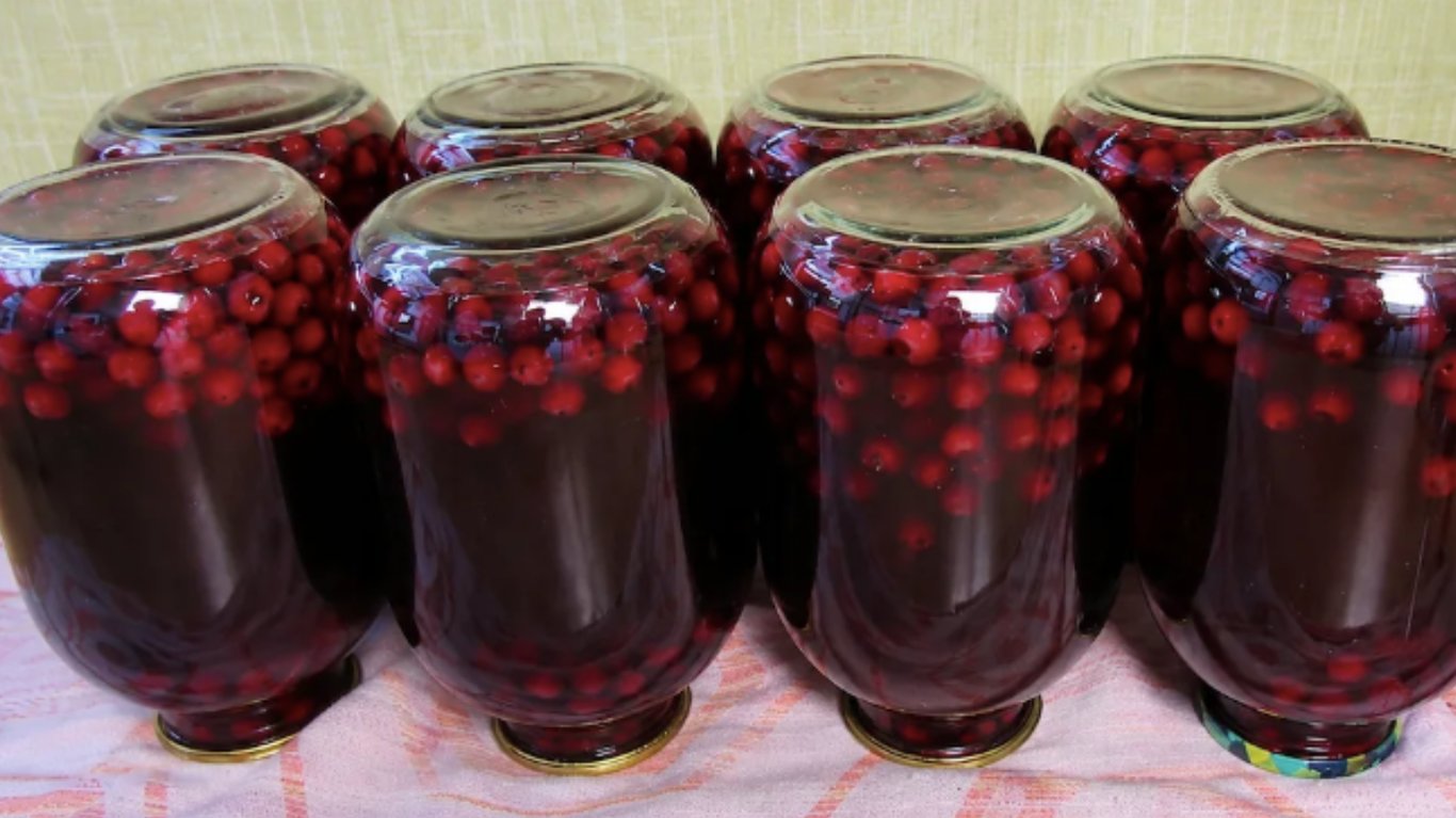 рецепт компоту з вишнями