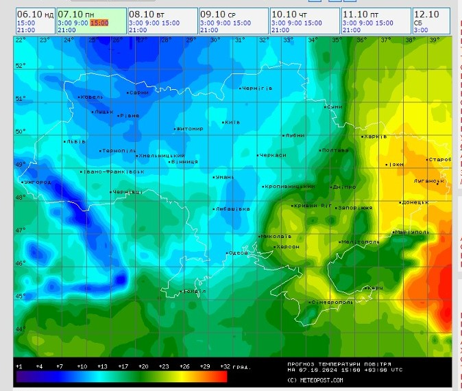 погода 7 жовтня