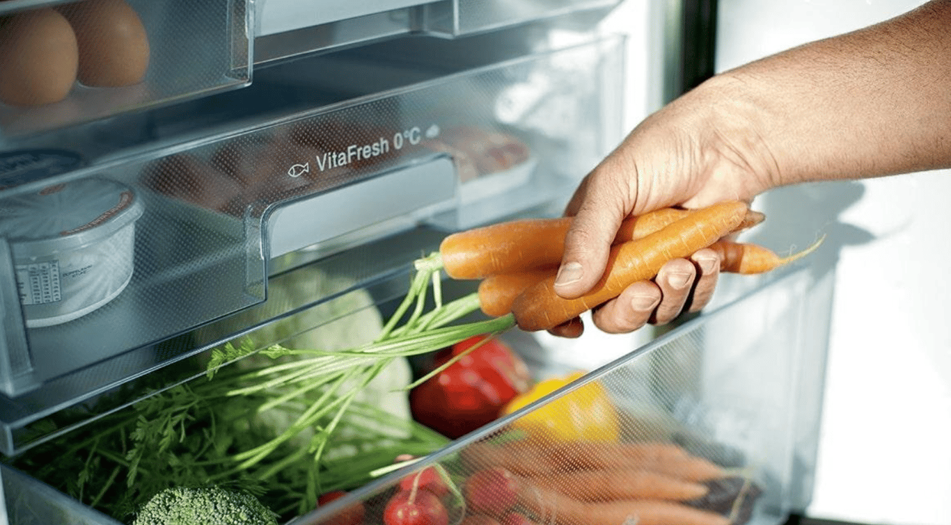 Морковь в холодильнике