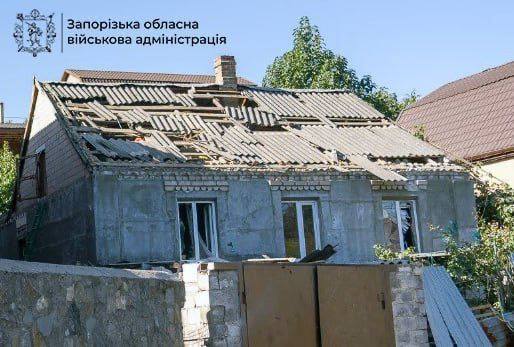 Наслідки обстрілу Запорізької області