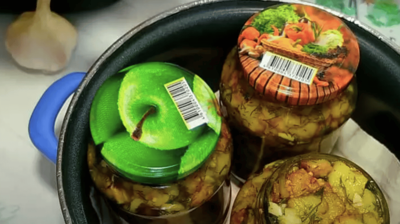 консервовані баклажани, як гриби