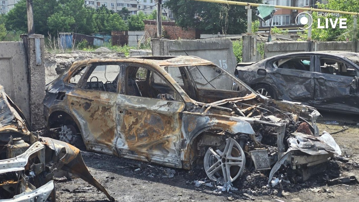 Наслідки обстрілу Харкова