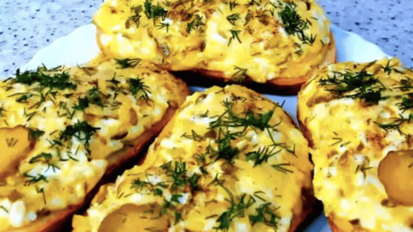 рецепт гарячих бутербродів на сніданок