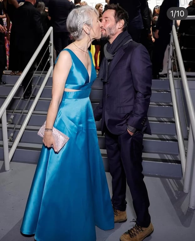 Актеры Александр Грант и Киану Ривз. Фото: twitter/Belaluna1962