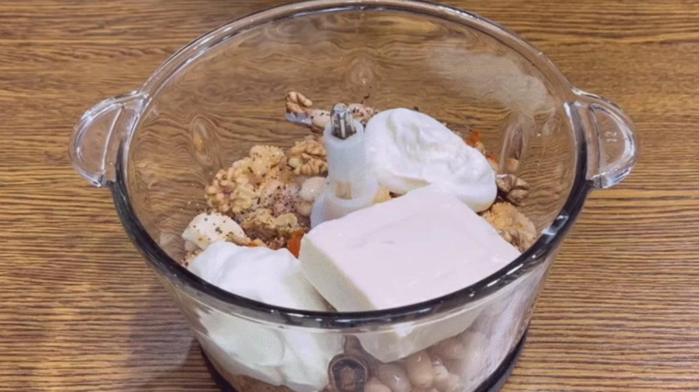 рецепт намазки з яйцями та квасолею