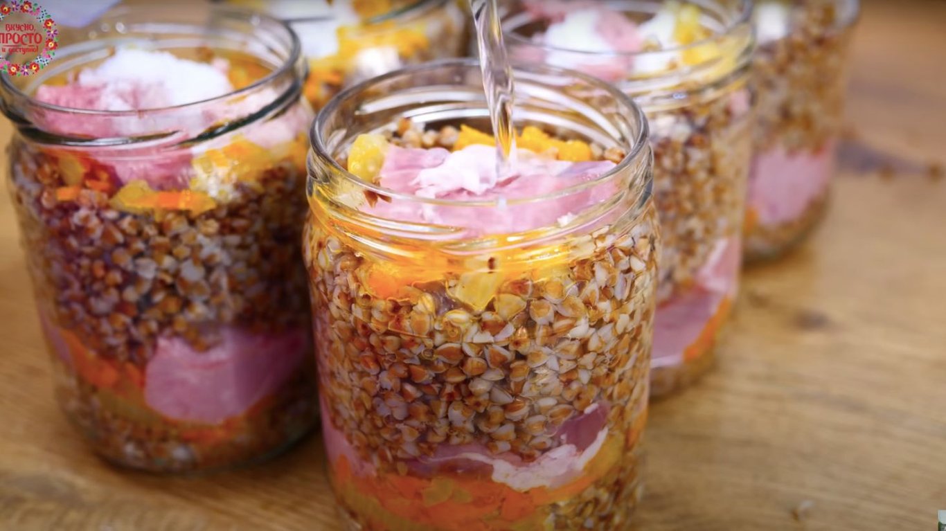 рецепт тушонки з кашею та м'ясом на зиму