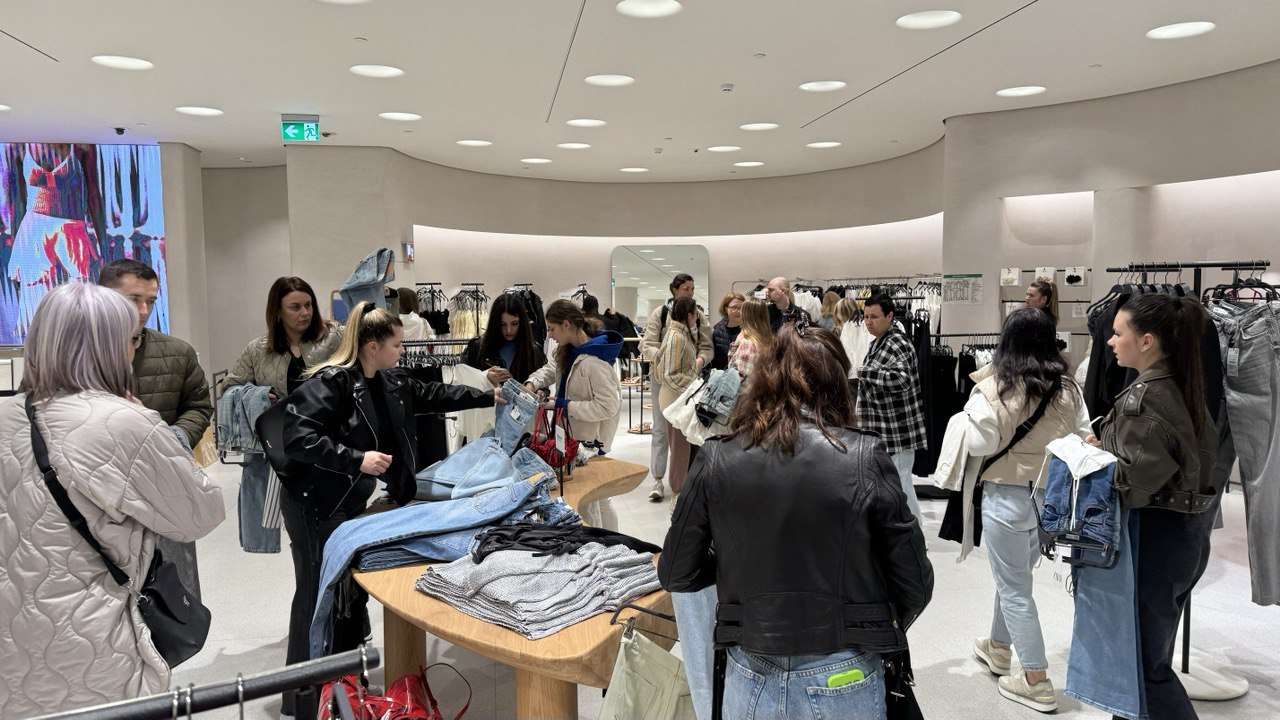 Открытие ZARA в Украине