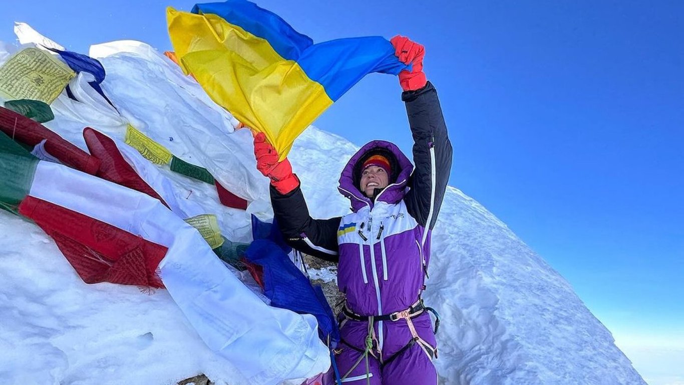 Самойлова стала первой украинкой, которая покорила известную гору