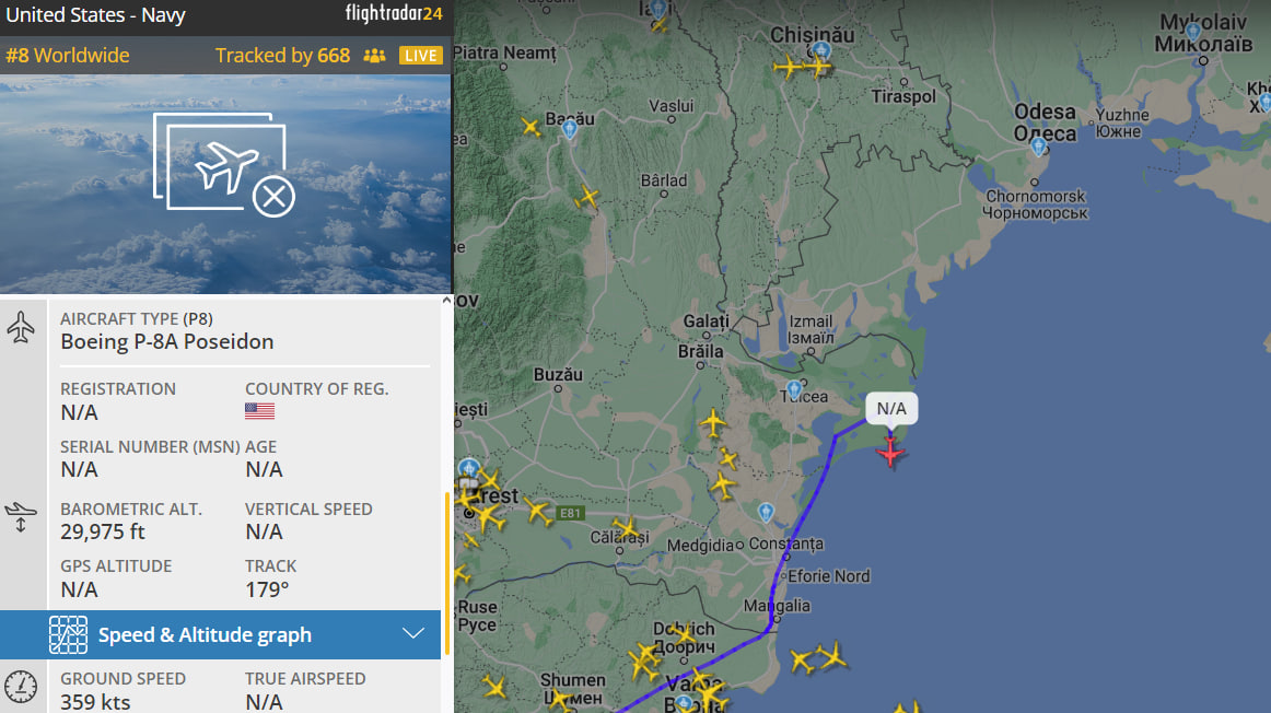 Самолет НАТО на патрулирование 6 июня