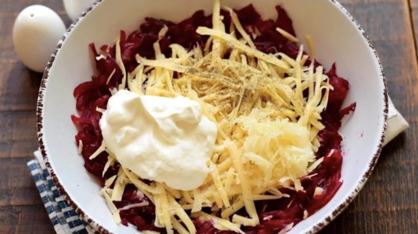 рецепт салату з буряком