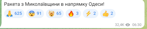 Ракетна загроза на півдні України 