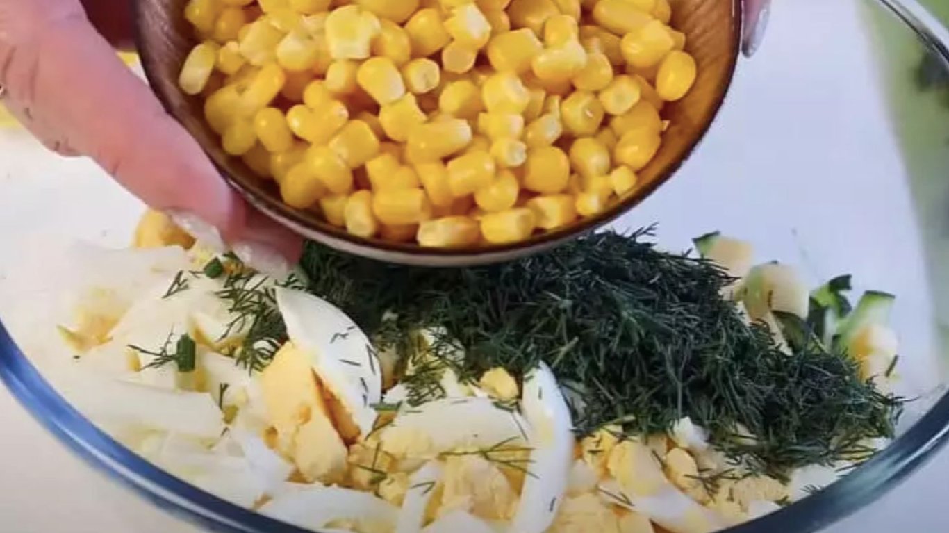 салат за 10 хвилин без майонезу