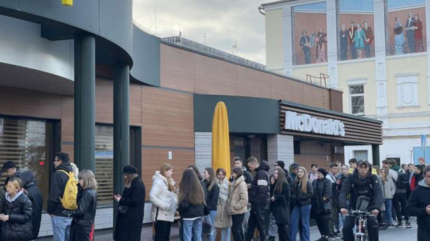 Макдональдс открыл очередной ресторан в Виннице