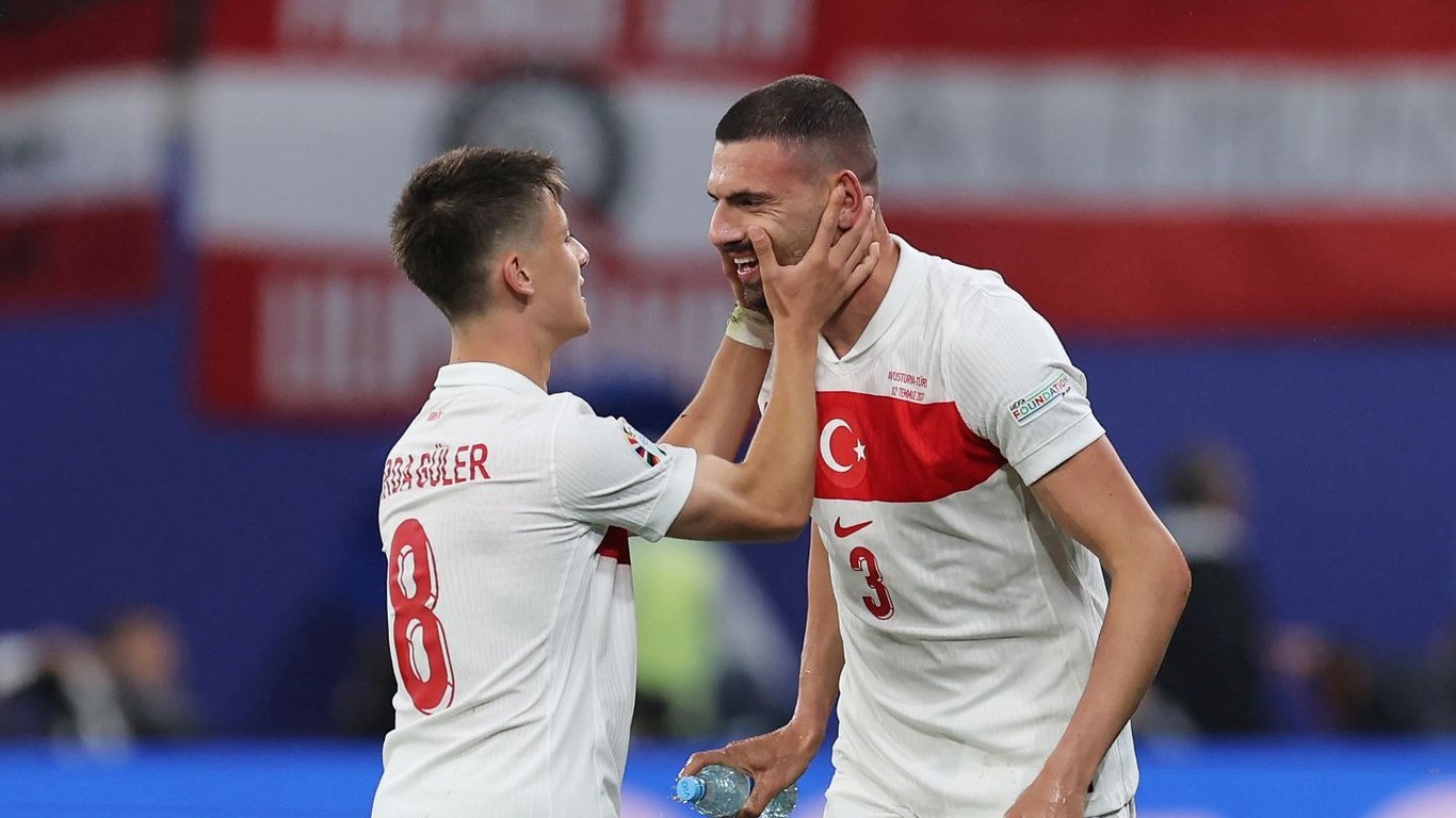 Турция победила Австрию 2-1 и выходит на Нидерланды в четвертьфинале Евро-2024