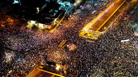 В Ізраїлі на протести знову вийшли десятки тисяч людей: виступають проти судової реформи - 285x160