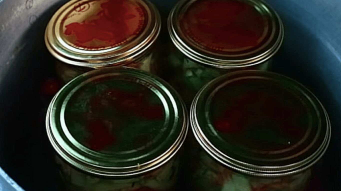 салат з кабачками та перцем на зиму