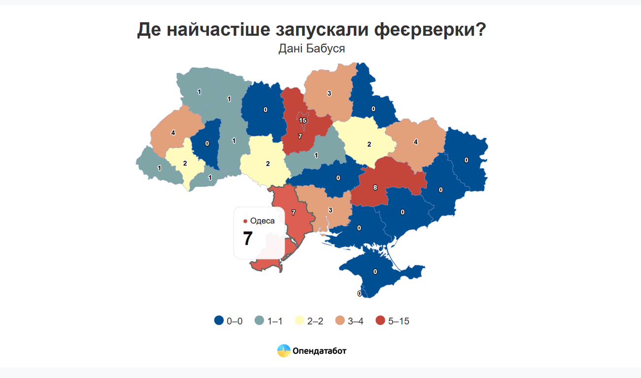 Феєрверки під час війни — Одещина серед лідерів за запуском - фото 1