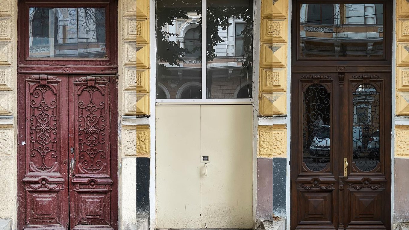 Одесити врятували старовинні двері на Садовій, яким понад 130 років