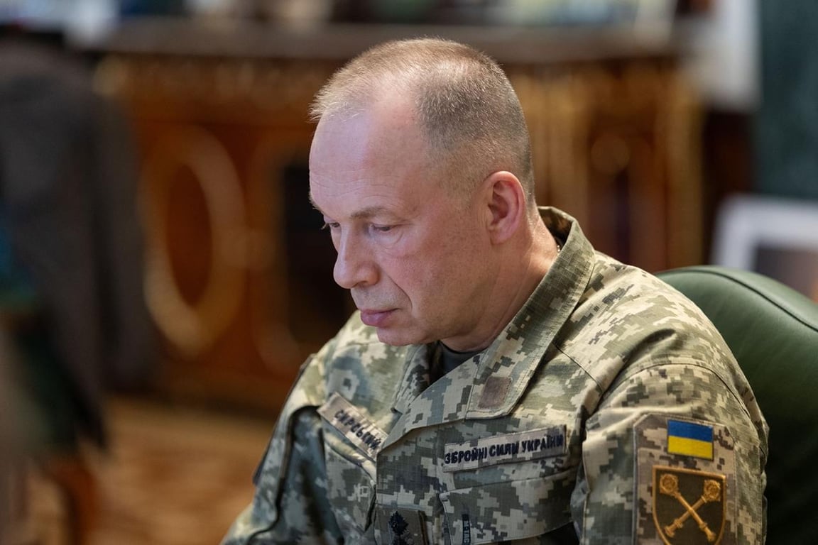 Сирський доповів Зеленському стосовно ситуації на фронті 