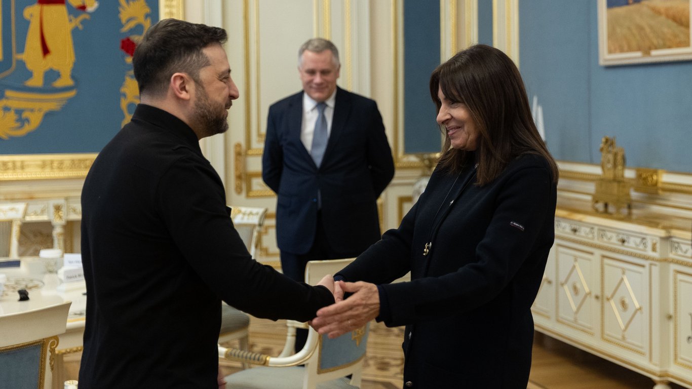 Зеленський зустрівся з Анн Ідальго