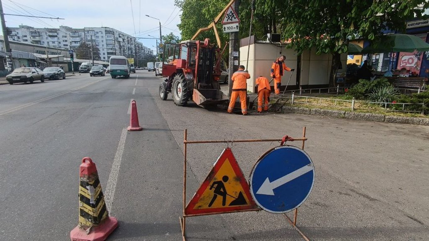 Возможно усложнение движения: где в Одессе ремонтируют дороги