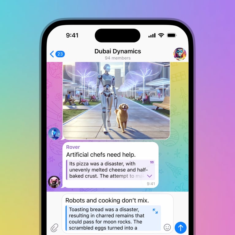 Літнє оновлення Telegram 