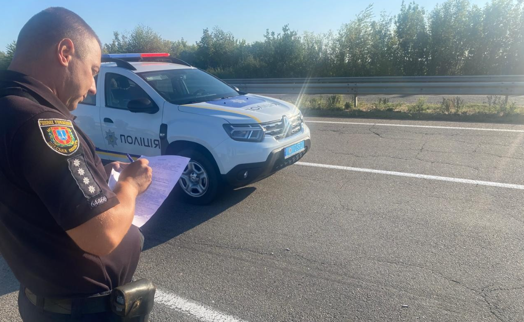Поліція працює на місці ДТП 23 серпня, Одещина