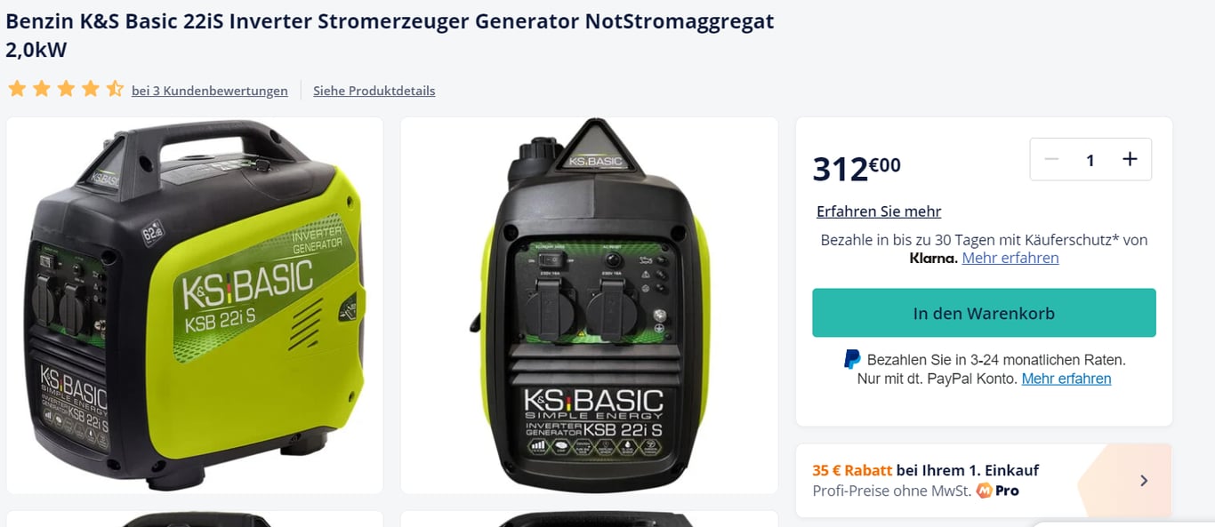 Ціни на генератори в Україні станом на липень 2024