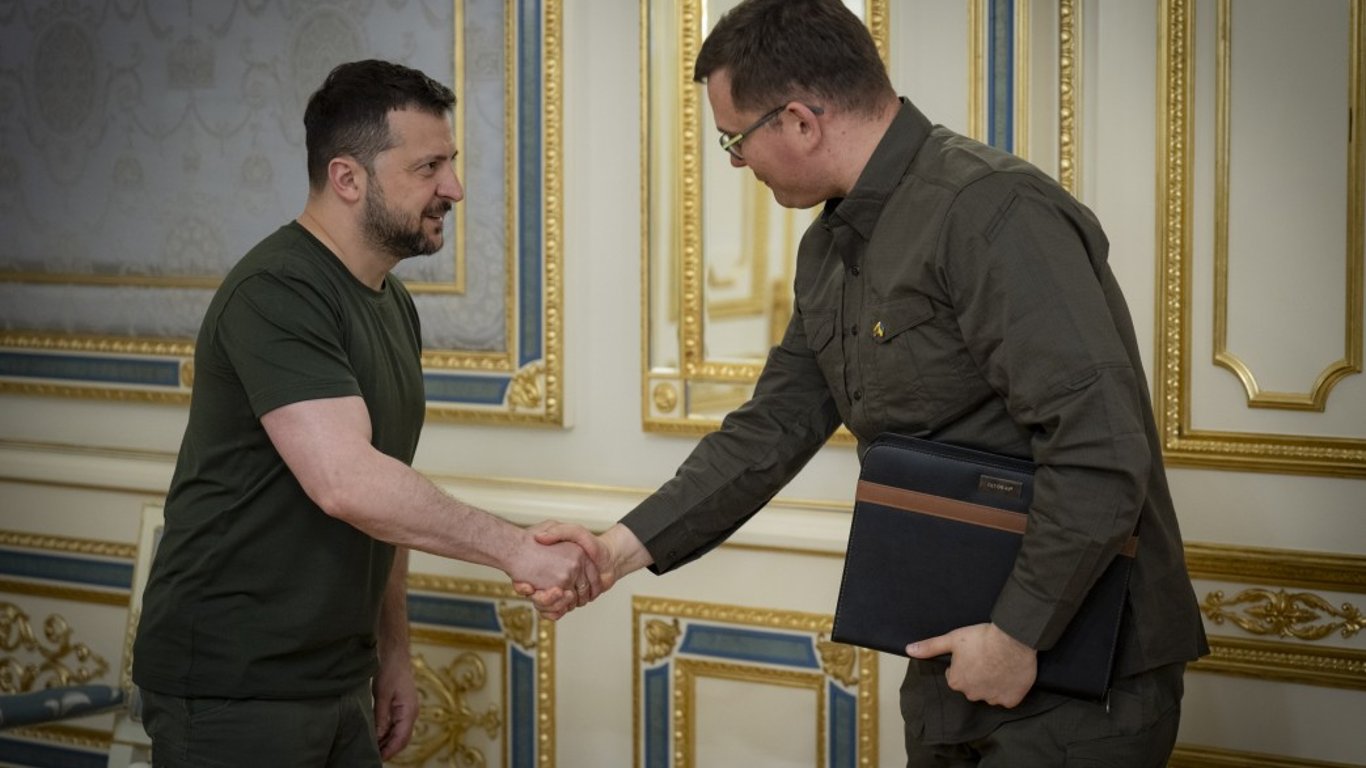 Зеленський зустрівся з міністром оборони Литви