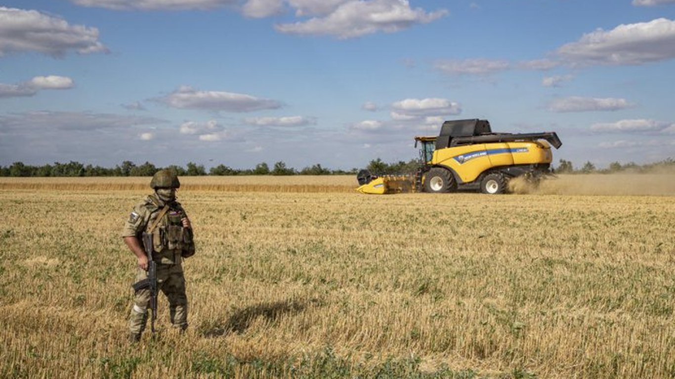 Россияне планируют отправить краденое зерно из Запорожской области в Африку