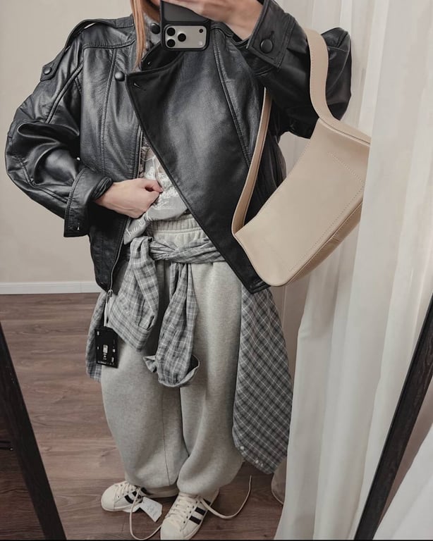 Ретро-варіанти шкіряних курток в моді