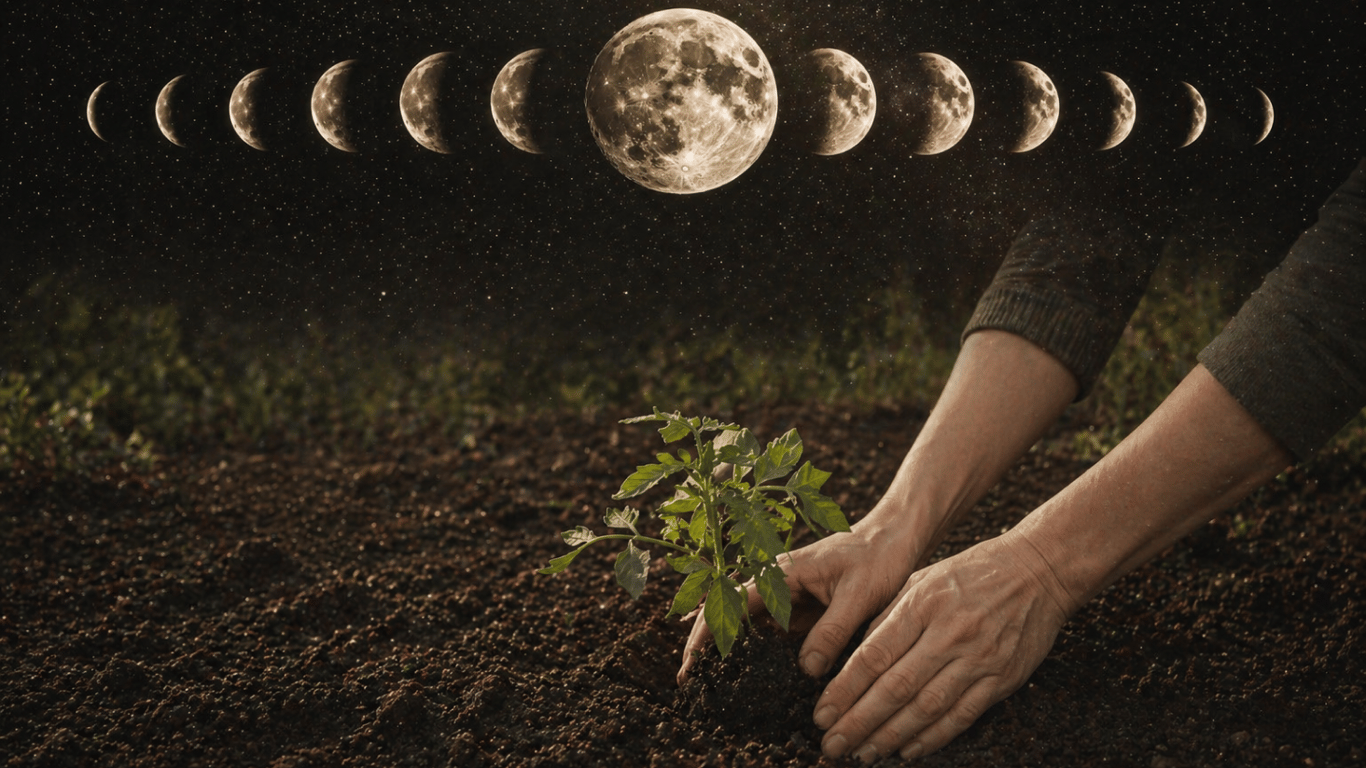 Різні фази Місяця та посадка розсади у відкритий ґрунт